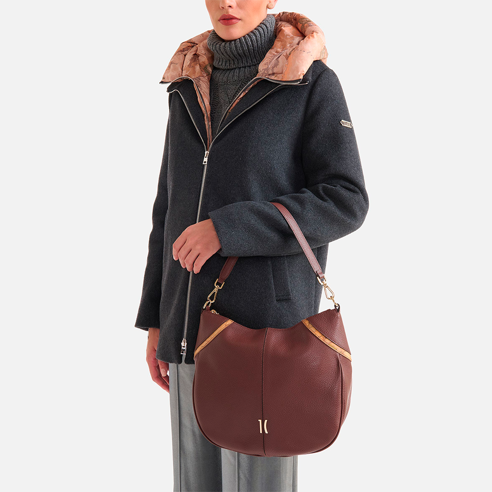 Castle Leather sottospalla doppia portabilità Nera - Qshops (Alviero Martini 1A Classe)