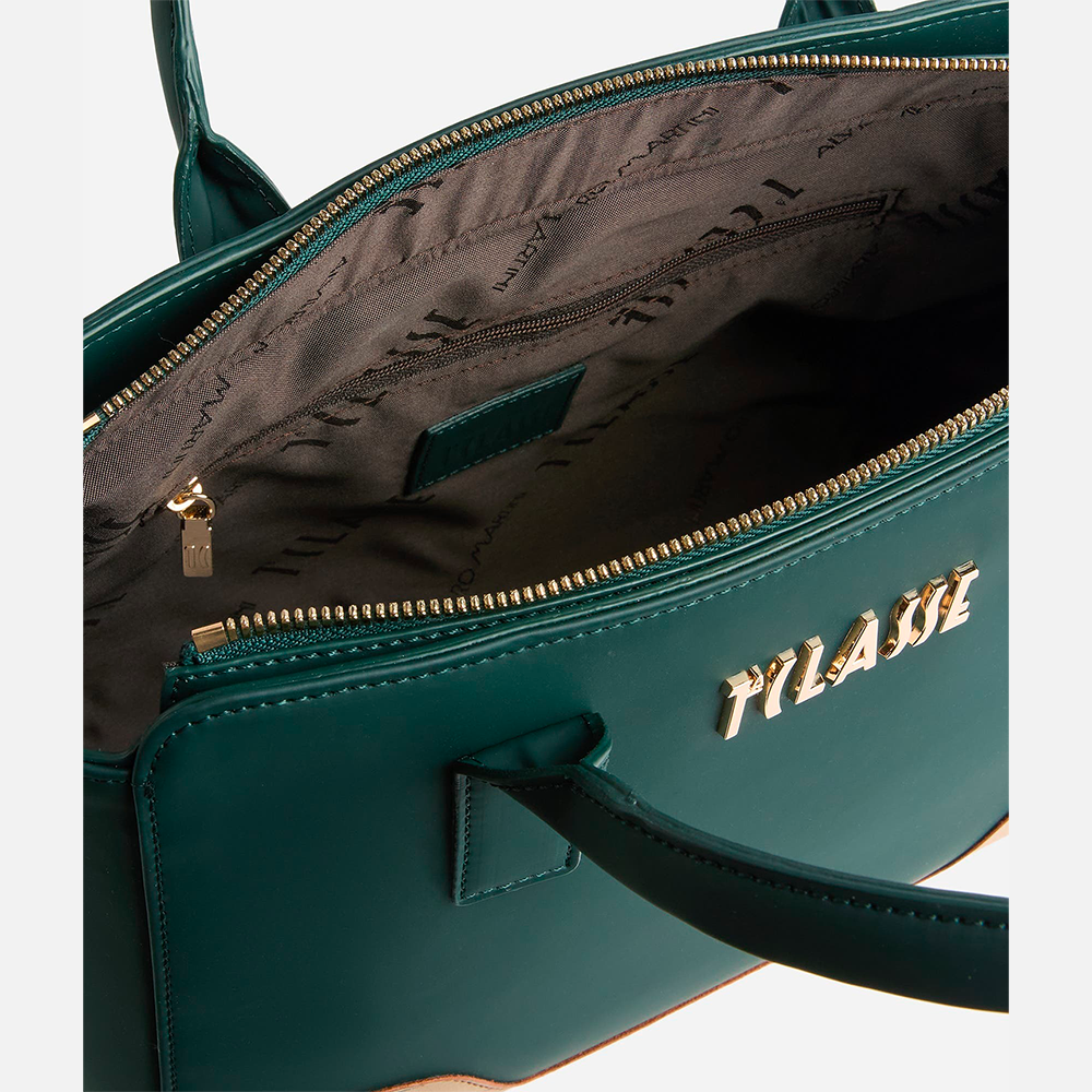 Frost Geo borsa a mano Verde Bottiglia - Qshops (Alviero Martini 1A Classe)