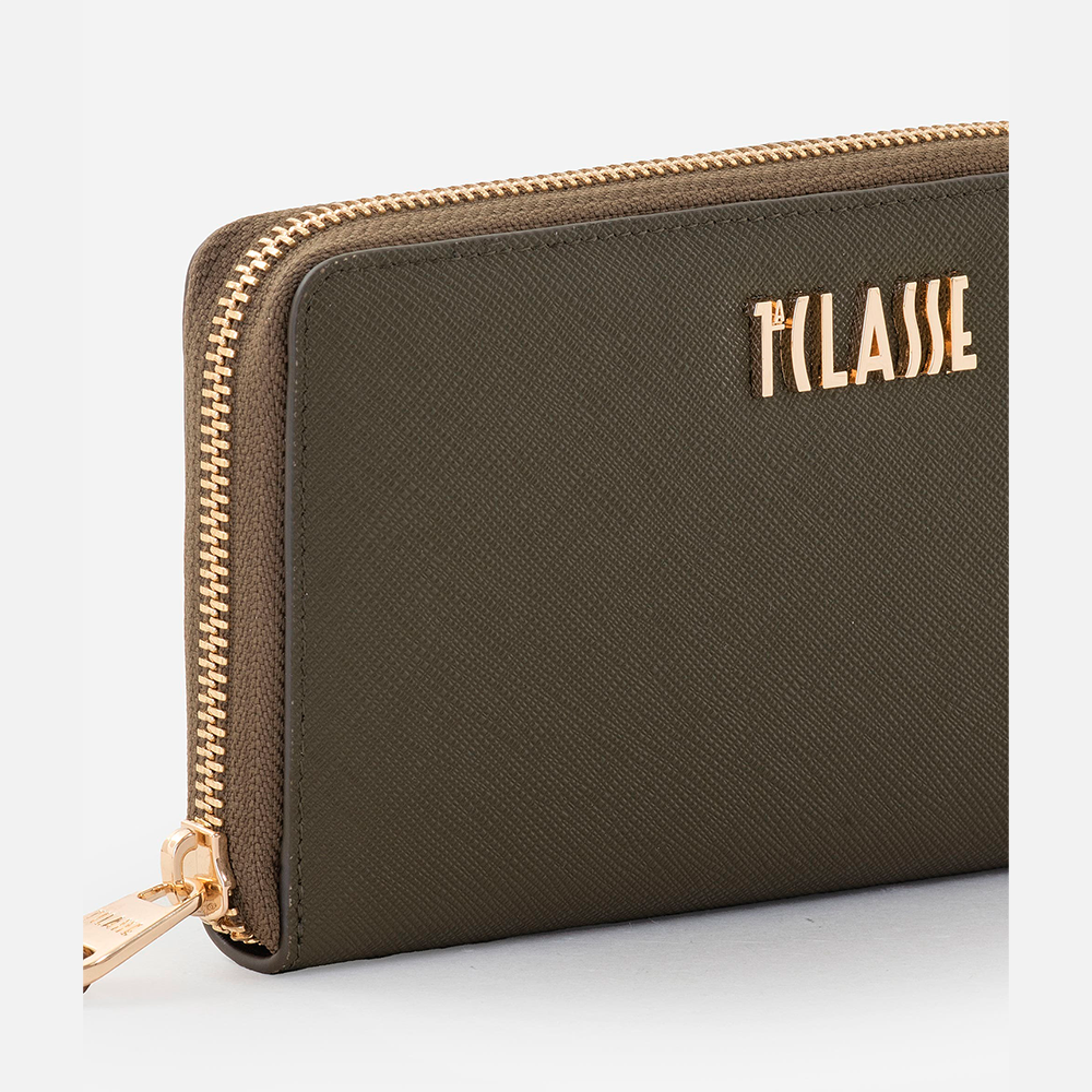 Windy City portafoglio zip around Verde Muschio - Qshops (Alviero Martini 1A Classe)