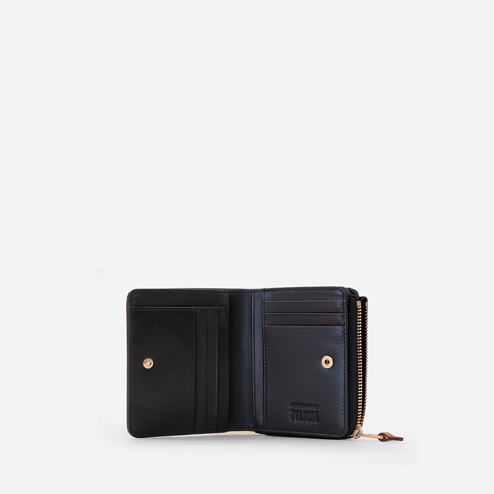 Windy City portafoglio zipfold piccolo Nero - Qshops (Alviero Martini 1A Classe)