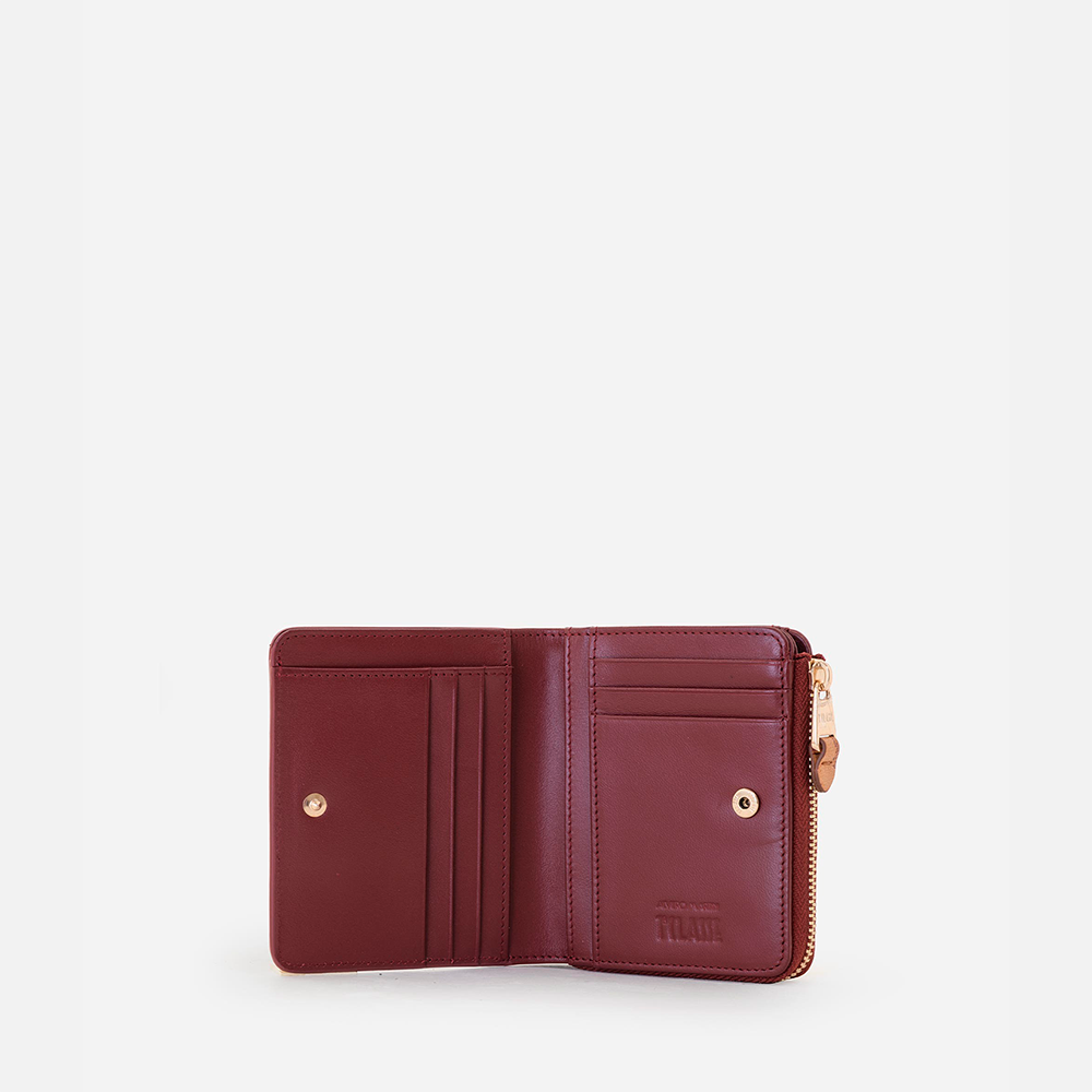 Windy City portafoglio zipfold piccolo Rosso Acero - Qshops (Alviero Martini 1A Classe)