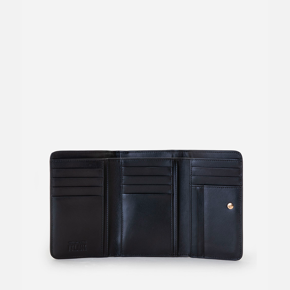 Castle Leather portafoglio bifolder medio Nero - Qshops (Alviero Martini 1A Classe)