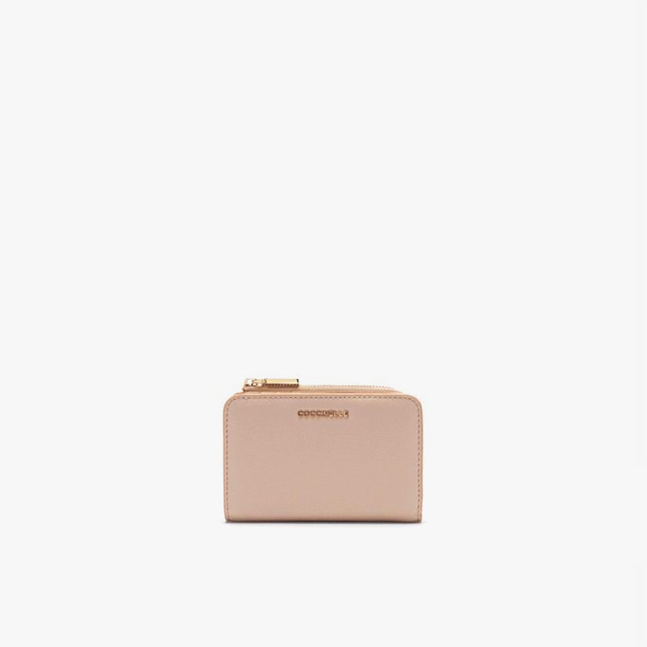 Coccinelle Metallic Soft Compact Wallet Rosette | Duty Free | Black Friday