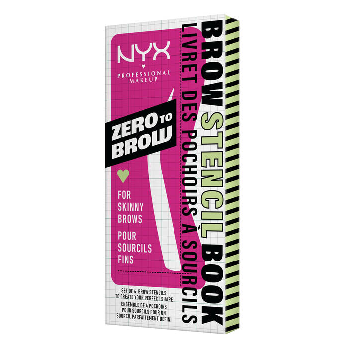 Zero to Brow Stencil - Qshops (NYX)