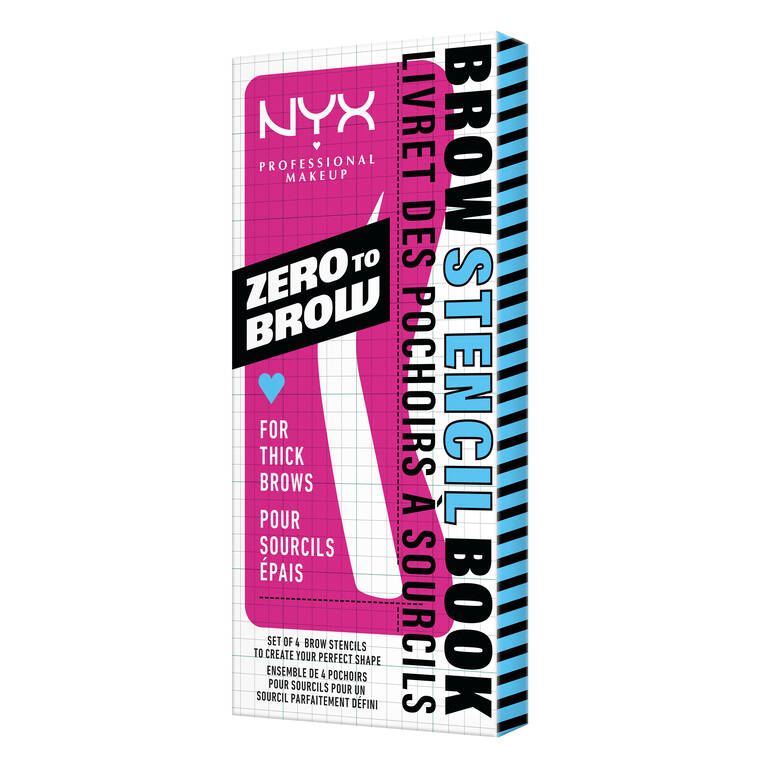 Zero to Brow Stencil - Qshops (NYX)