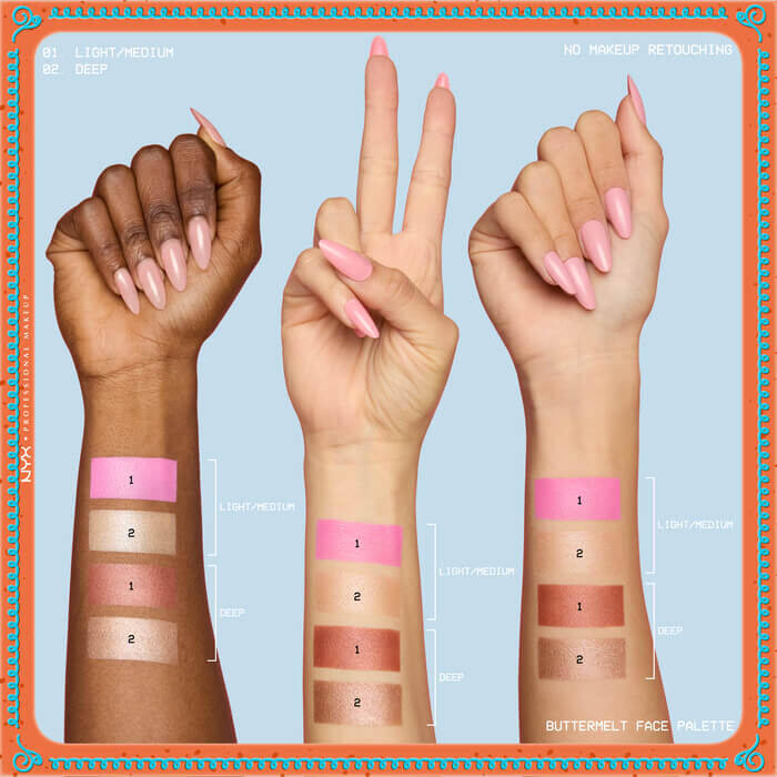 Buttermelt Face Palette - Qshops (NYX Professional Makeup)