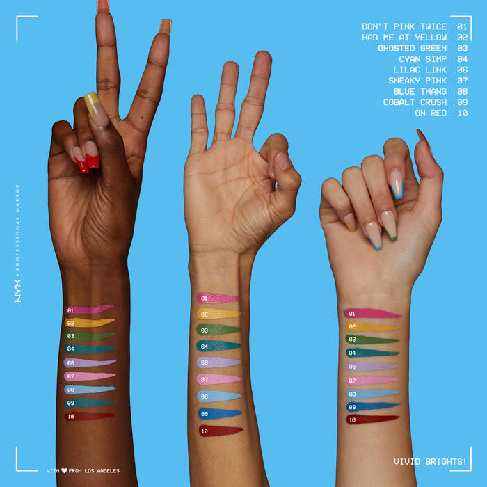 Vivid Brights Liquid Liner - Qshops (NYX)