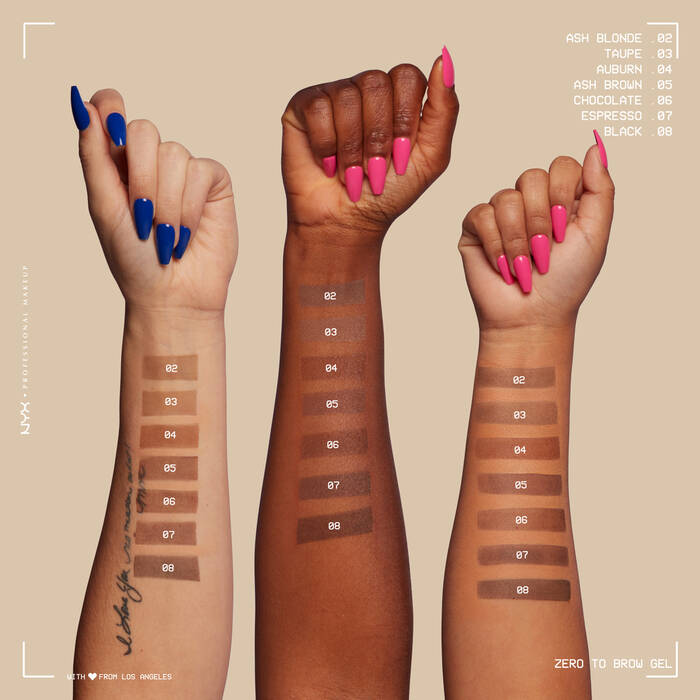 Zero to Brow Longwear Gel - Qshops (NYX)