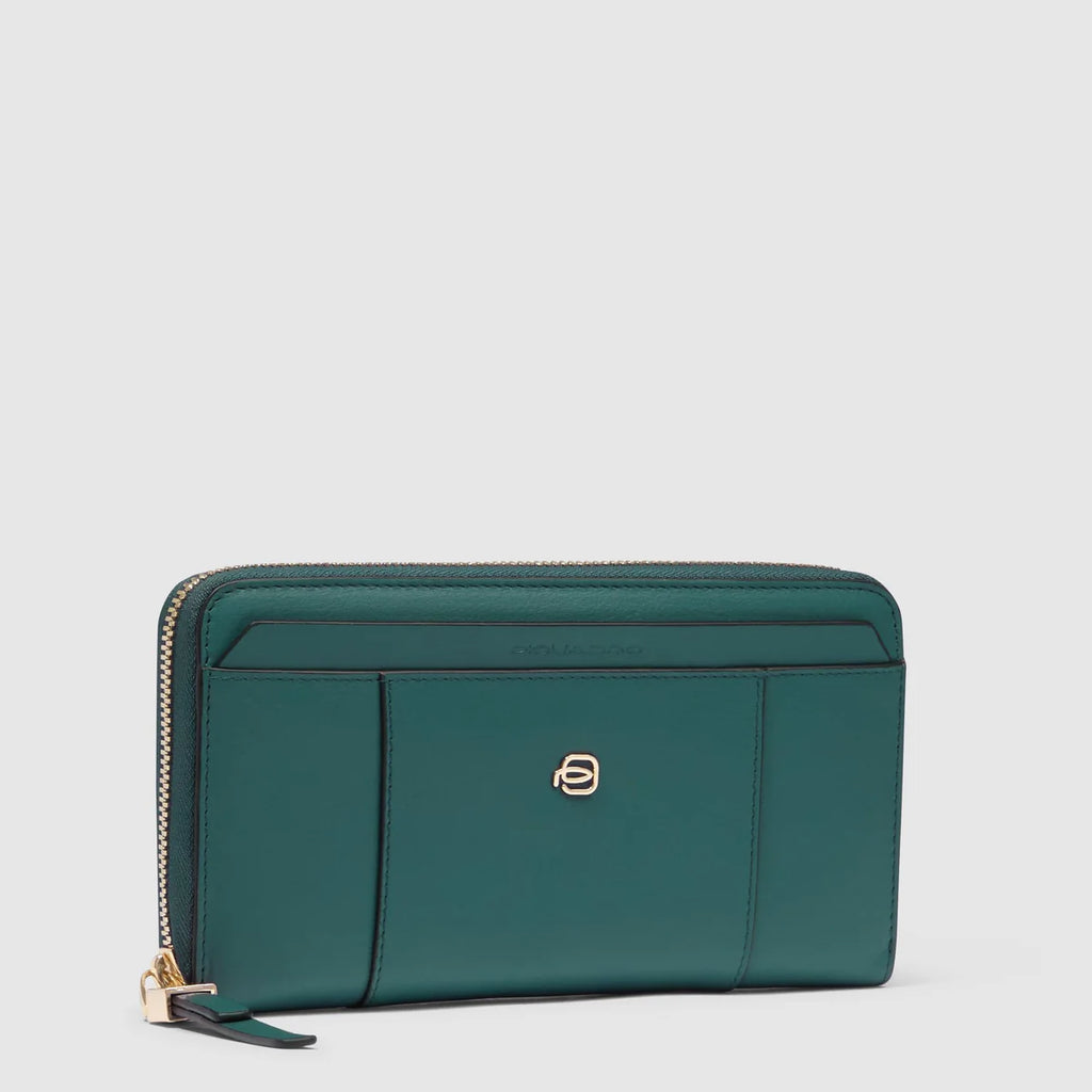 Portafogli donna grande zip-around Ottanio Avio - Qshops (Piquadro)