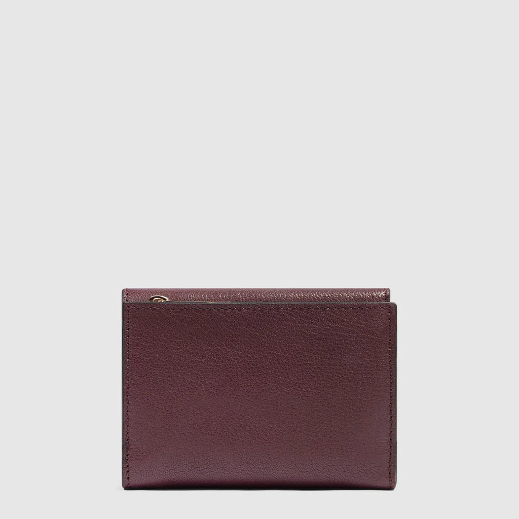 Portafogli da donna piccolo Bordeaux - Qshops (Piquadro)