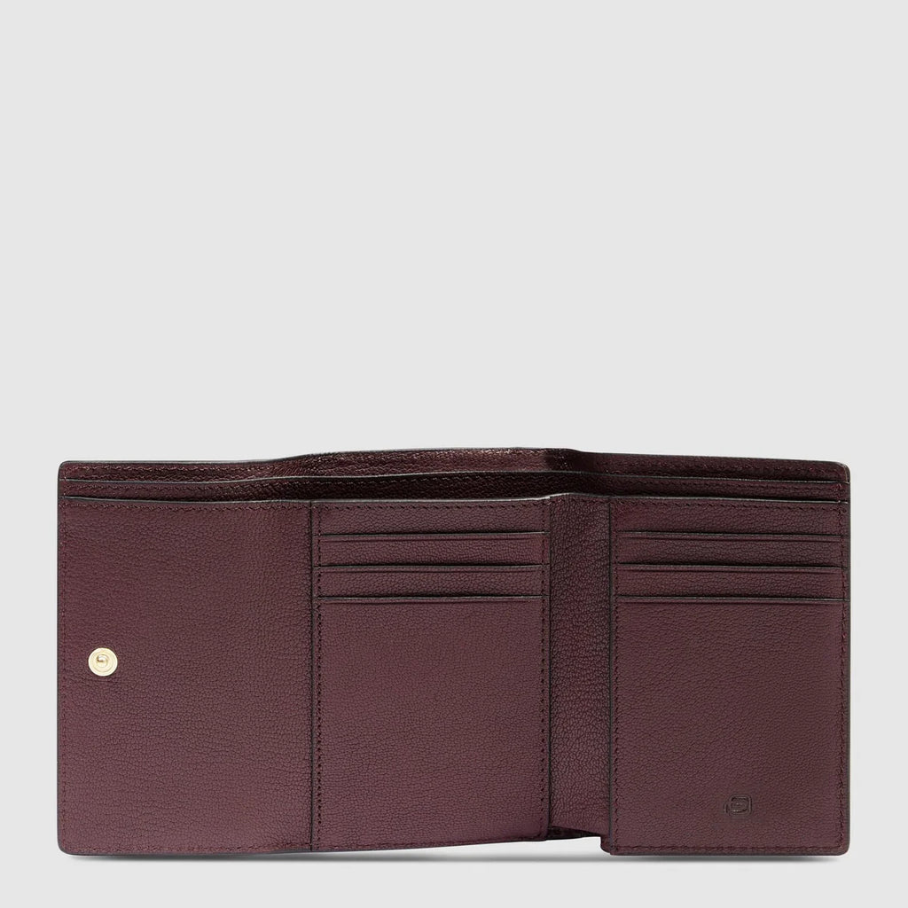 Portafogli da donna piccolo Bordeaux - Qshops (Piquadro)