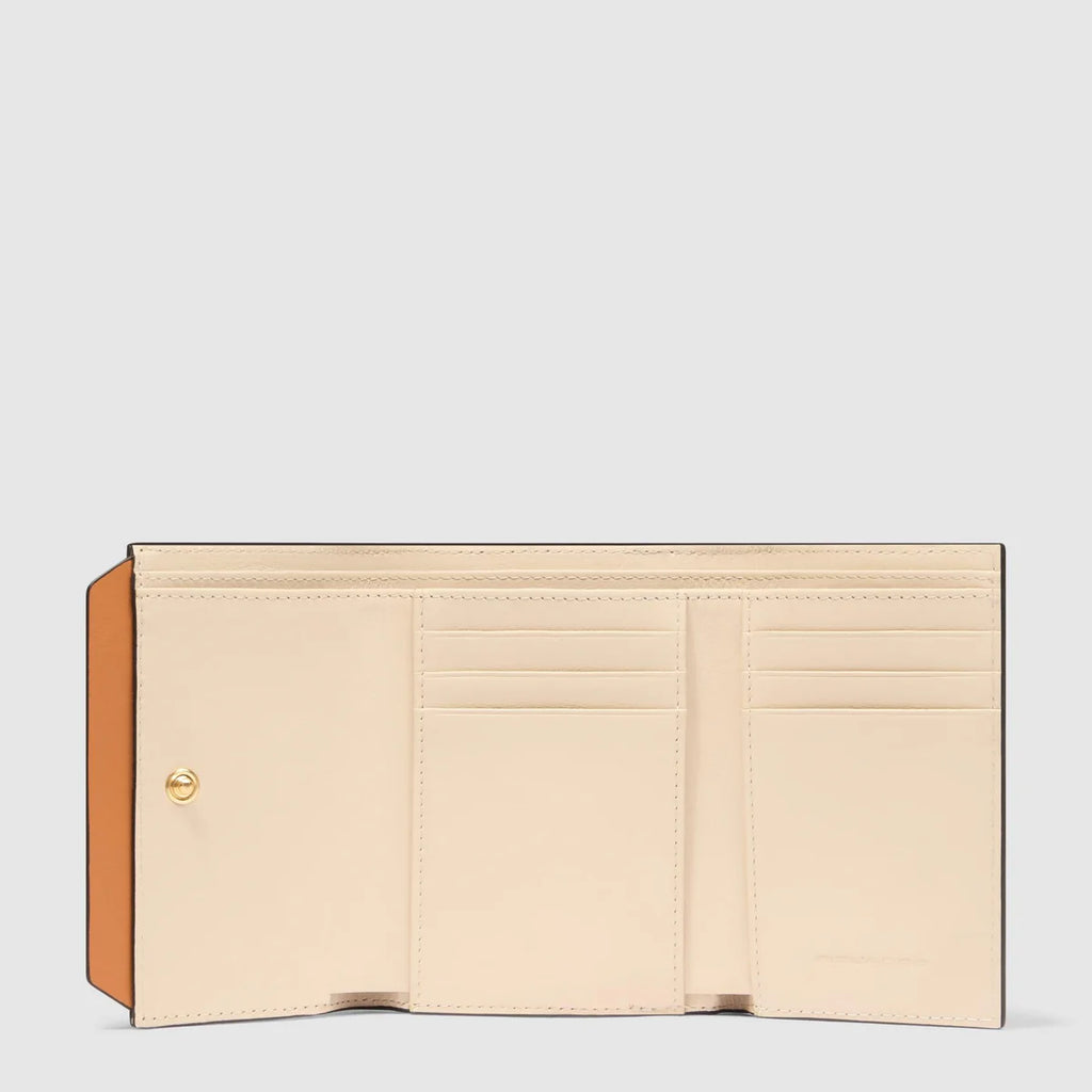 Portafogli da donna piccolo Marrone Beige - Qshops (Piquadro)