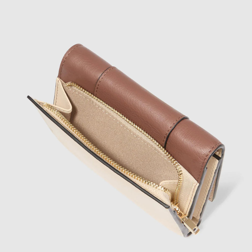 Portafogli da donna piccolo Marrone Beige - Qshops (Piquadro)