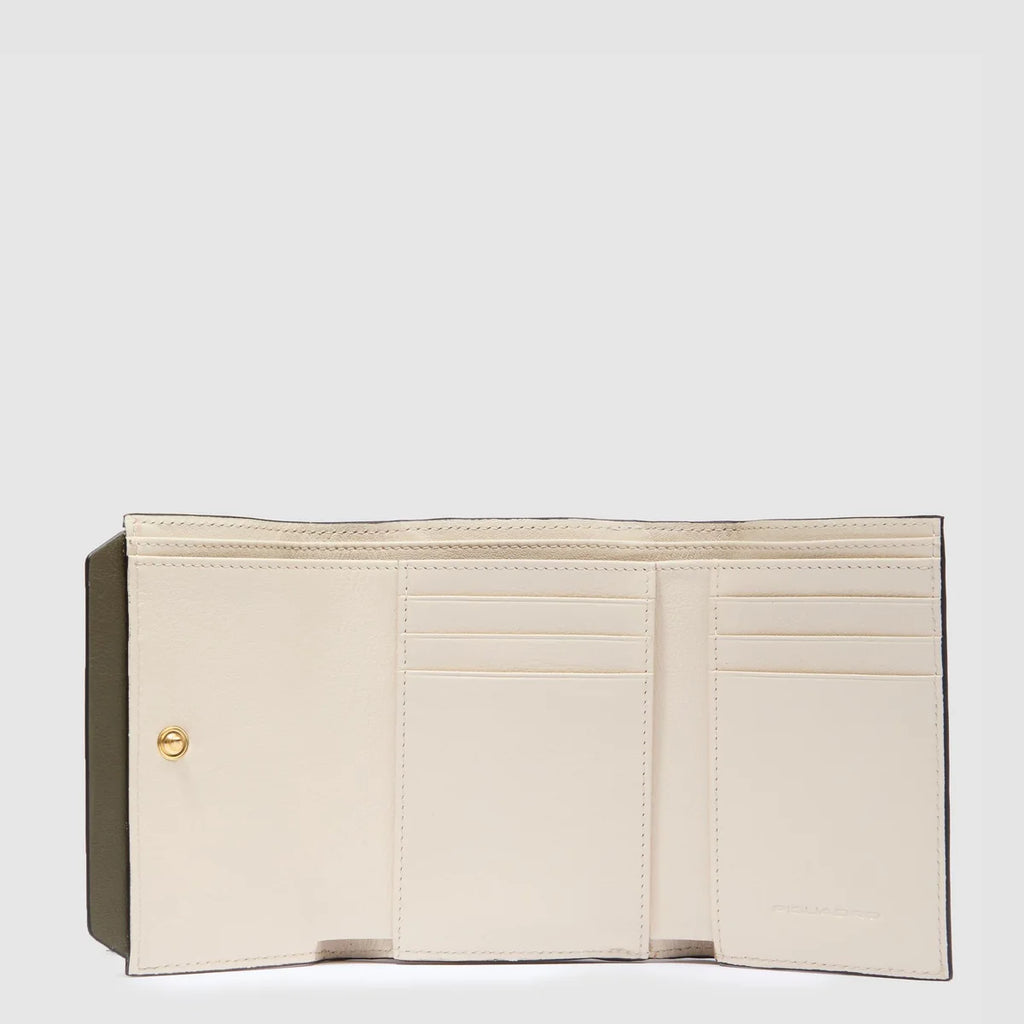 Portafogli da donna piccolo Rosa Bianco - Qshops (Piquadro)