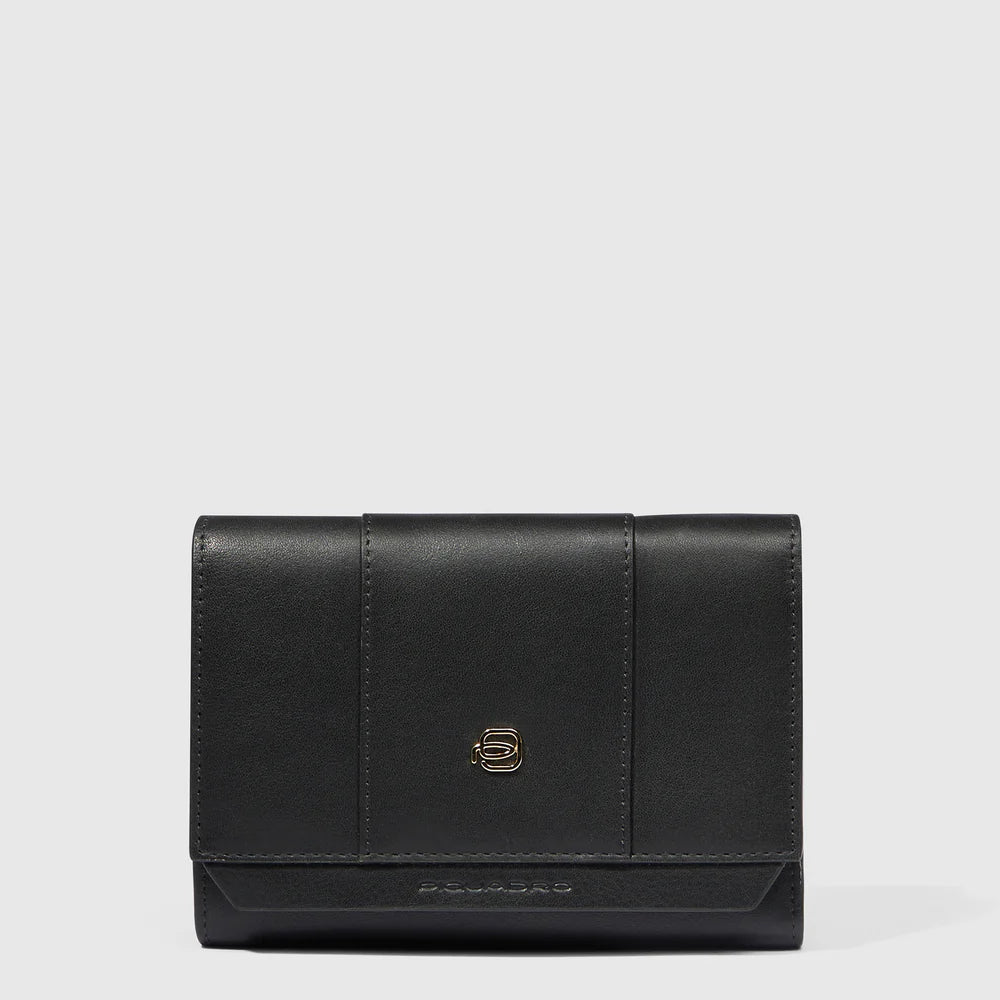 Portafoglio donna piccolo Nero - Qshops (Piquadro)