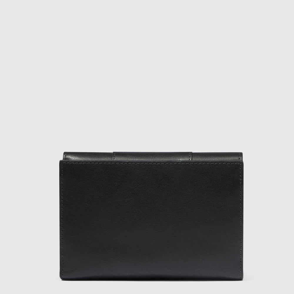 Portafoglio donna piccolo Nero - Qshops (Piquadro)