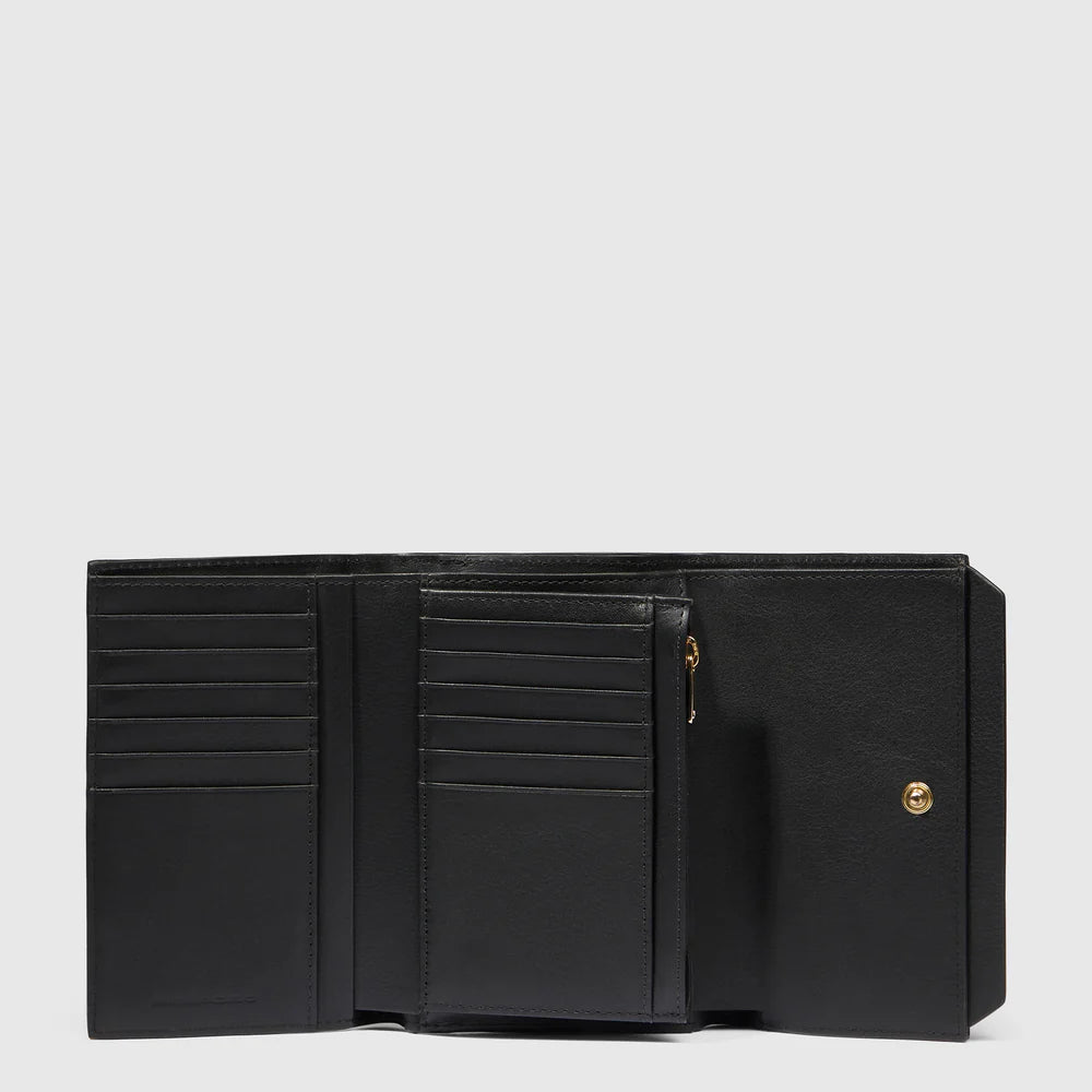 Portafoglio donna piccolo Nero - Qshops (Piquadro)