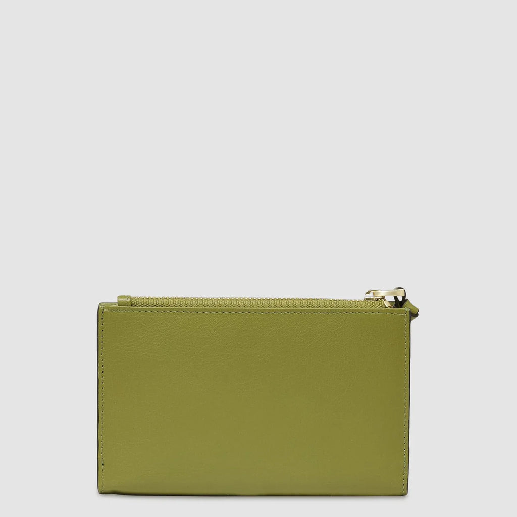 Portafoglio Bifold donna piccolo Verde - Qshops (Piquadro)