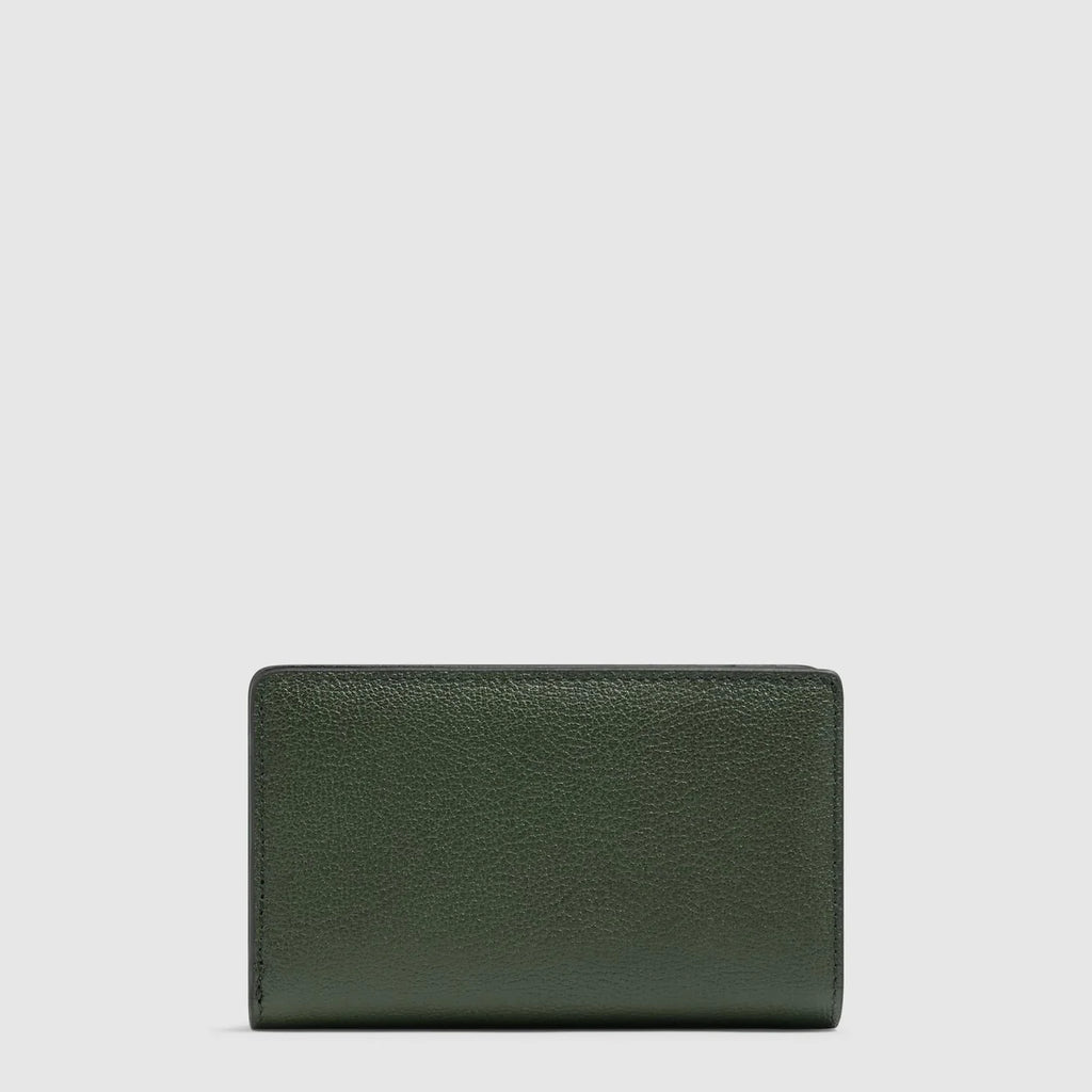 Portafogli da donna con porta monete Verde - Qshops (Piquadro)