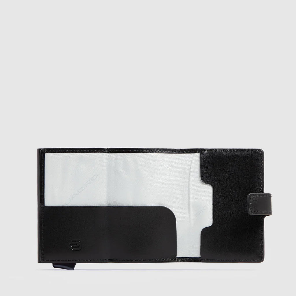 Portacarte uomo automatico "Piquadro x Ducati" Nero - Qshops (Piquadro)