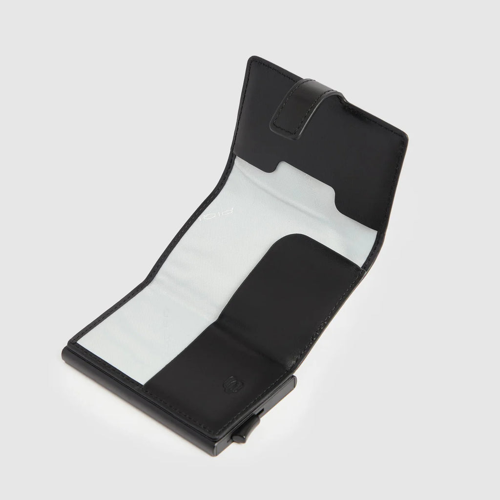 Portacarte uomo automatico "Piquadro x Ducati" Nero - Qshops (Piquadro)