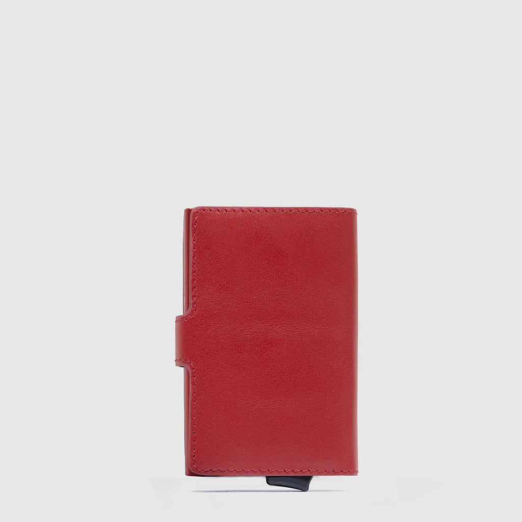 Portacarte uomo automatico "Piquadro x Ducati" Rosso - Qshops (Piquadro)