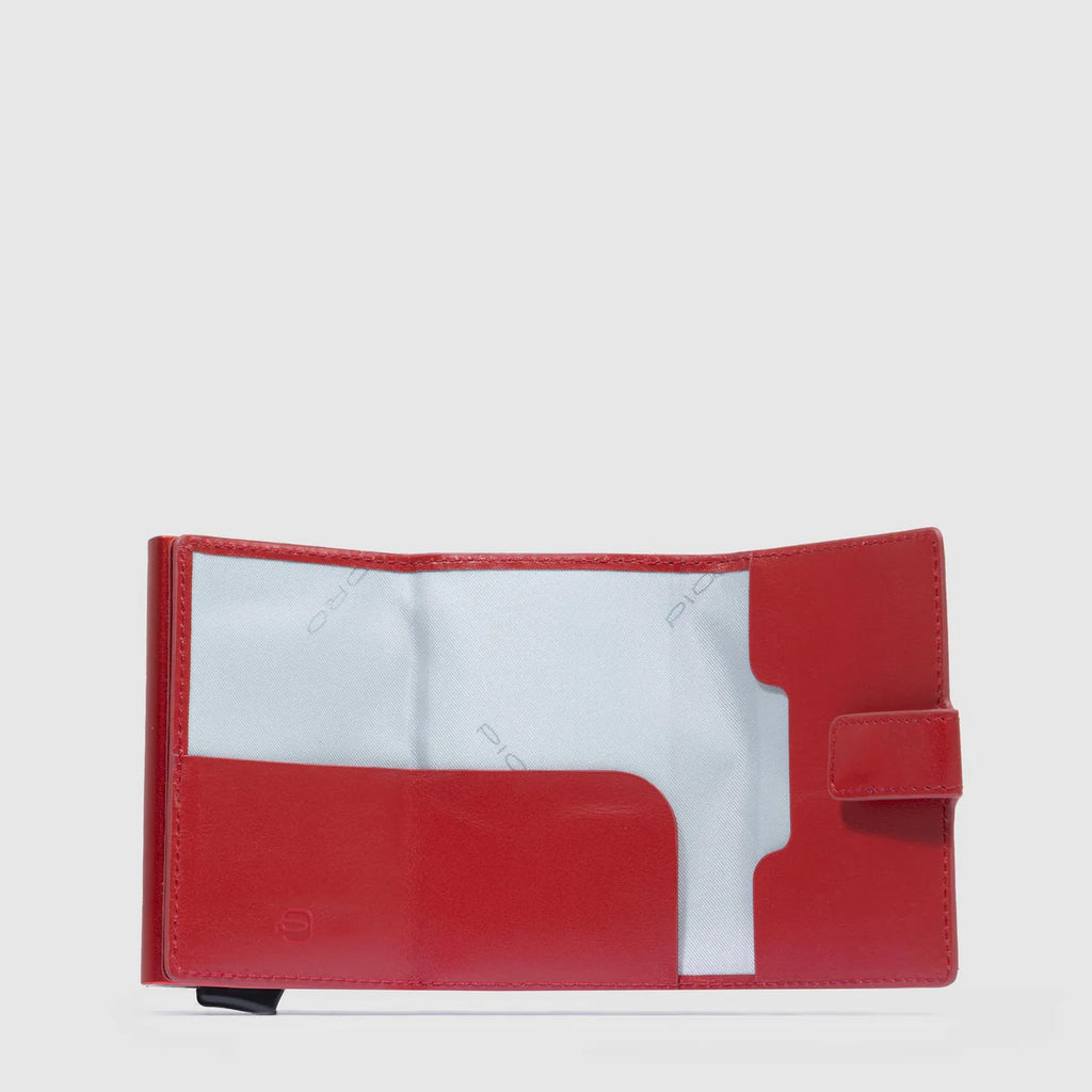 Portacarte uomo automatico "Piquadro x Ducati" Rosso - Qshops (Piquadro)