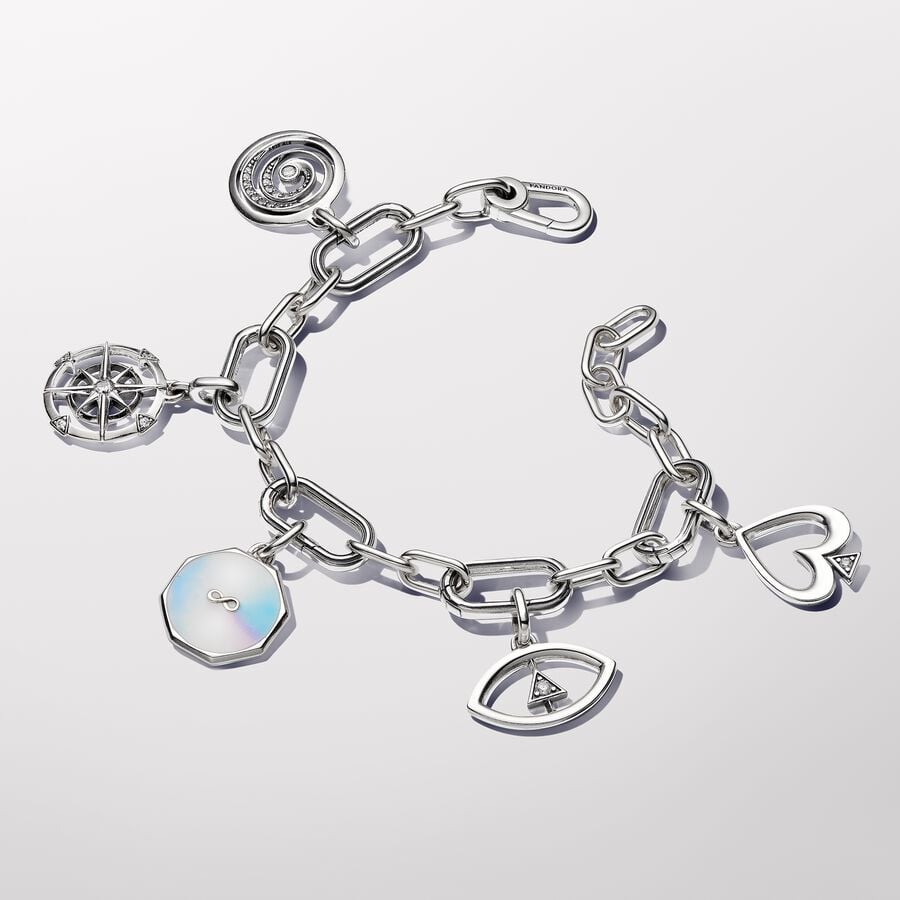 Bracciale Maglia Link Small con 5 Link Apribili Pandora ME - Qshops (Pandora)