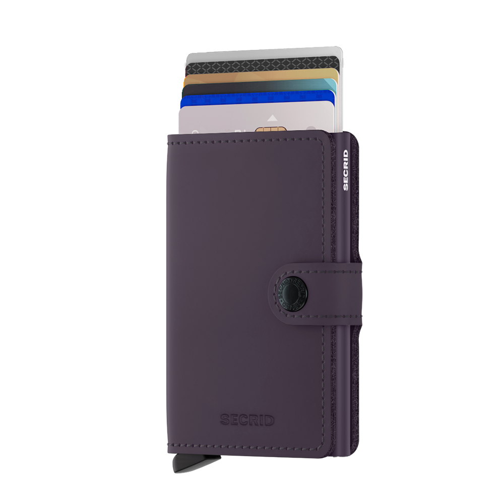 Miniwallet Style Matte Dark-Purple - Qshops (Secrid)