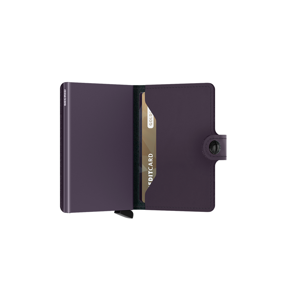 Miniwallet Style Matte Dark-Purple - Qshops (Secrid)