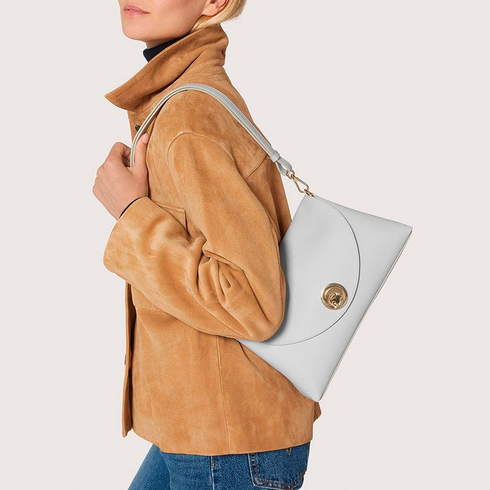 Coccinelle Nikla Medium Noir Cognac - Qshops (Coccinelle)