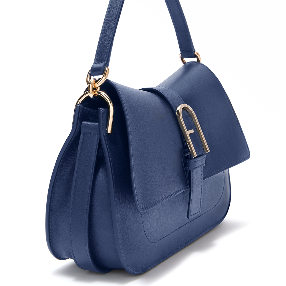 Furla Flow Borsa A Mano M Blu Reale - Qshops (Furla)
