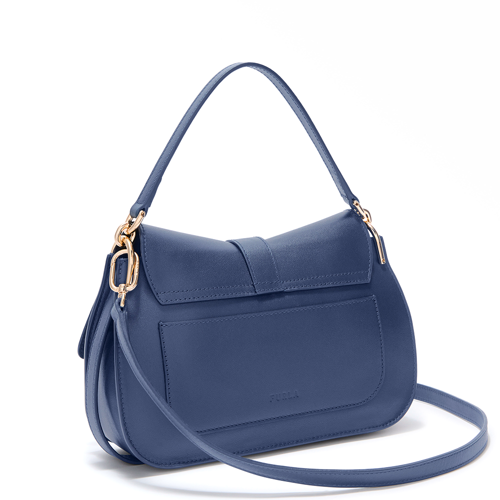 Furla Flow Borsa A Mano M Blu Reale - Qshops (Furla)