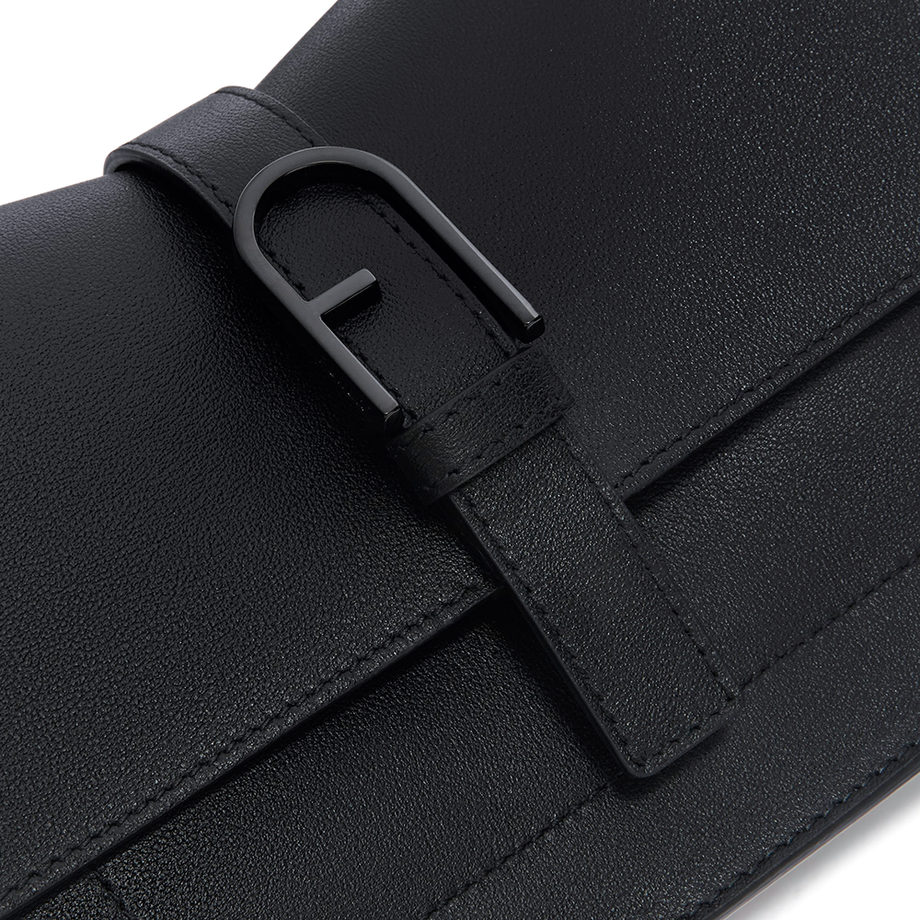 FlowFly Borsa Termica Pranzo A Doppio Scomparto – Grande, Con Tracolla Regolabile, Per Bambini E Adulti, Nero