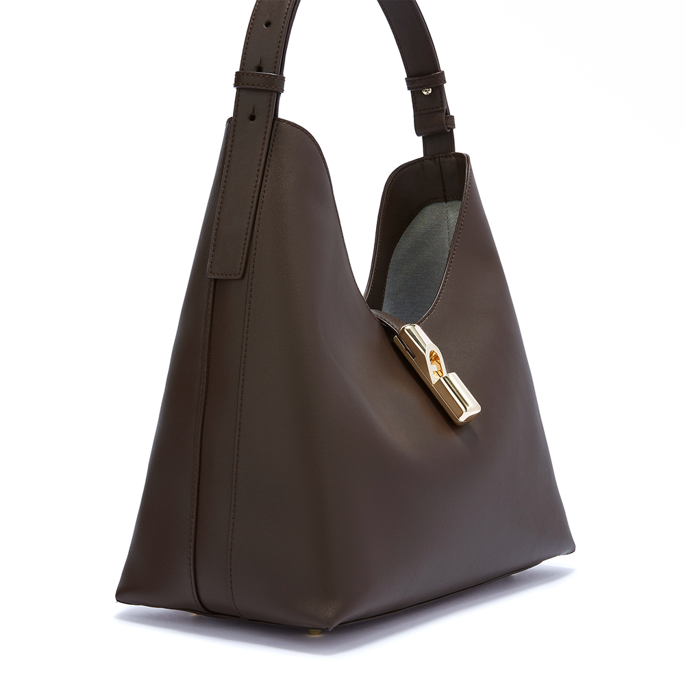 Furla Goccia Borsa A Spalla M Cioccolato - Qshops (Furla)