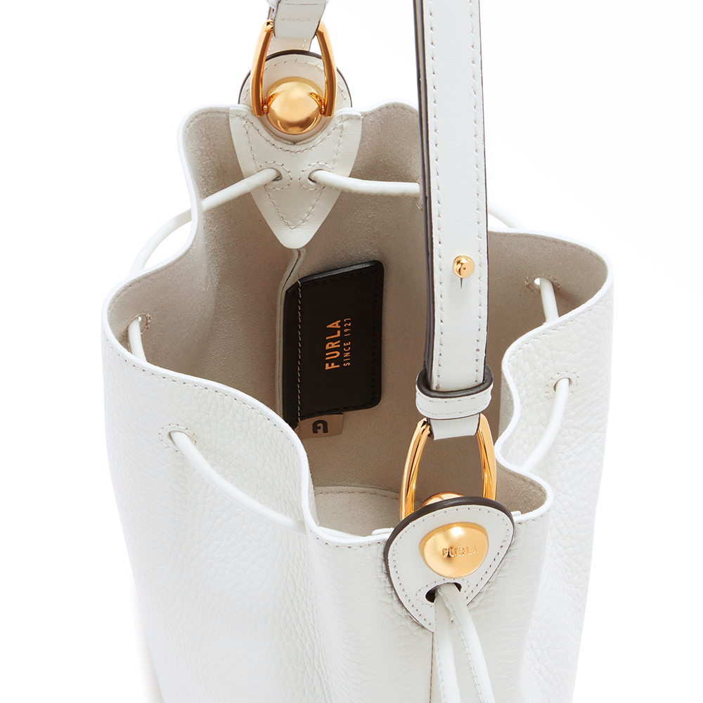 Furla Sfera Borsa A Secchiello Mini Panna - Qshops (Furla)