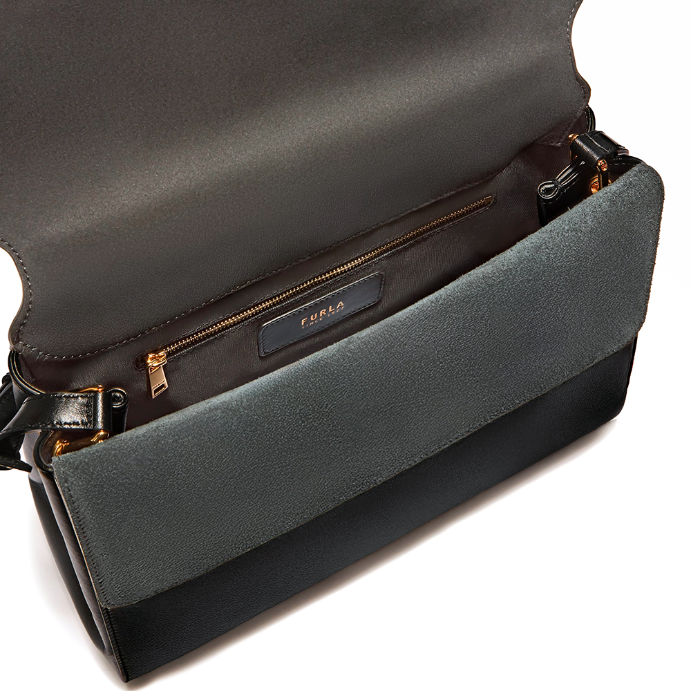 Furla Domus Borsa A Spalla M Nero - Qshops (Furla)