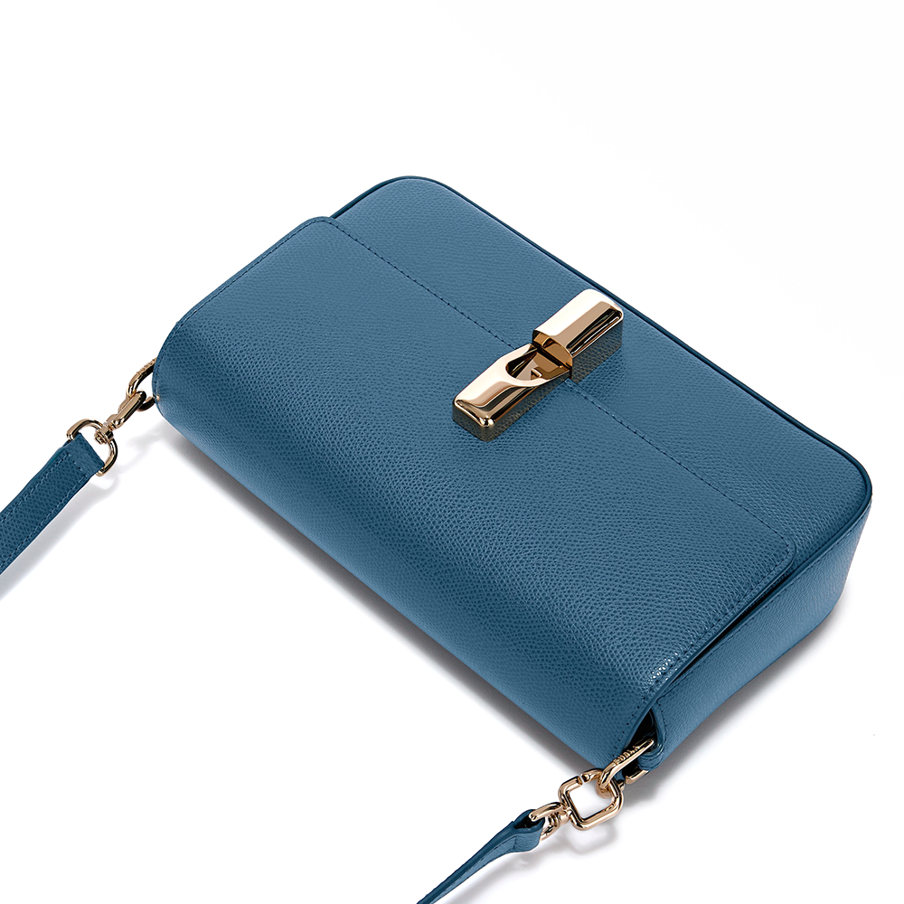 Furla Iride Borsa A Tracolla S Grigio Blu - Qshops (Furla)