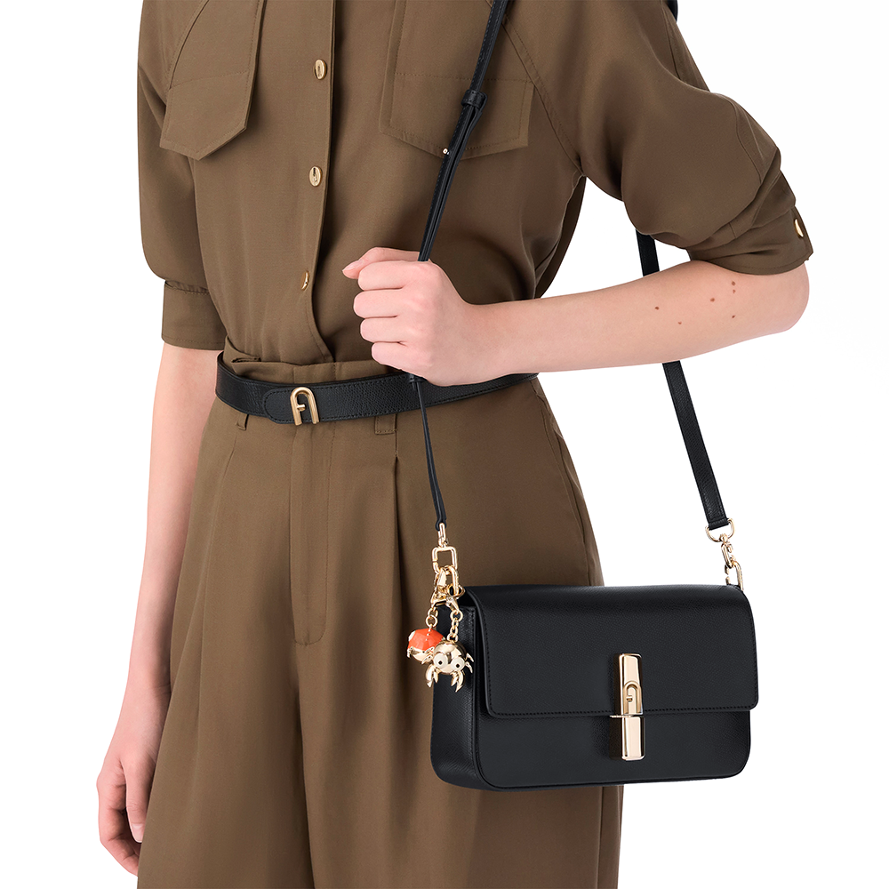 Furla Iride Borsa A Tracolla S Nero - Qshops (Furla)