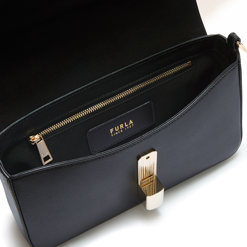 Furla Iride Borsa A Tracolla S Nero - Qshops (Furla)