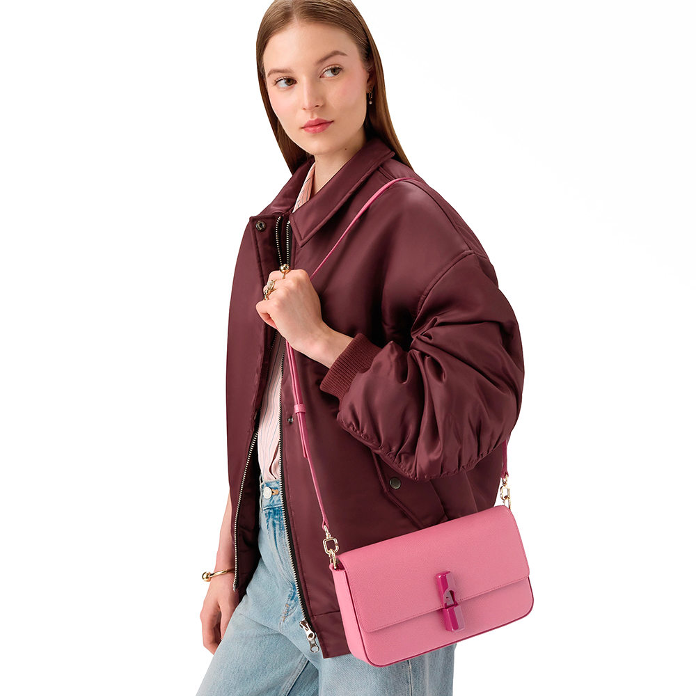 Furla Iride Borsa A Tracolla S Blush Pink - Qshops (Furla)