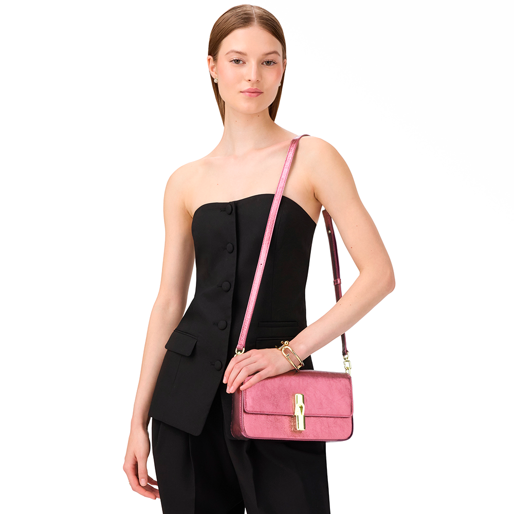 Furla Iride Borsa A Tracolla S Blush Pink - Qshops (Furla)
