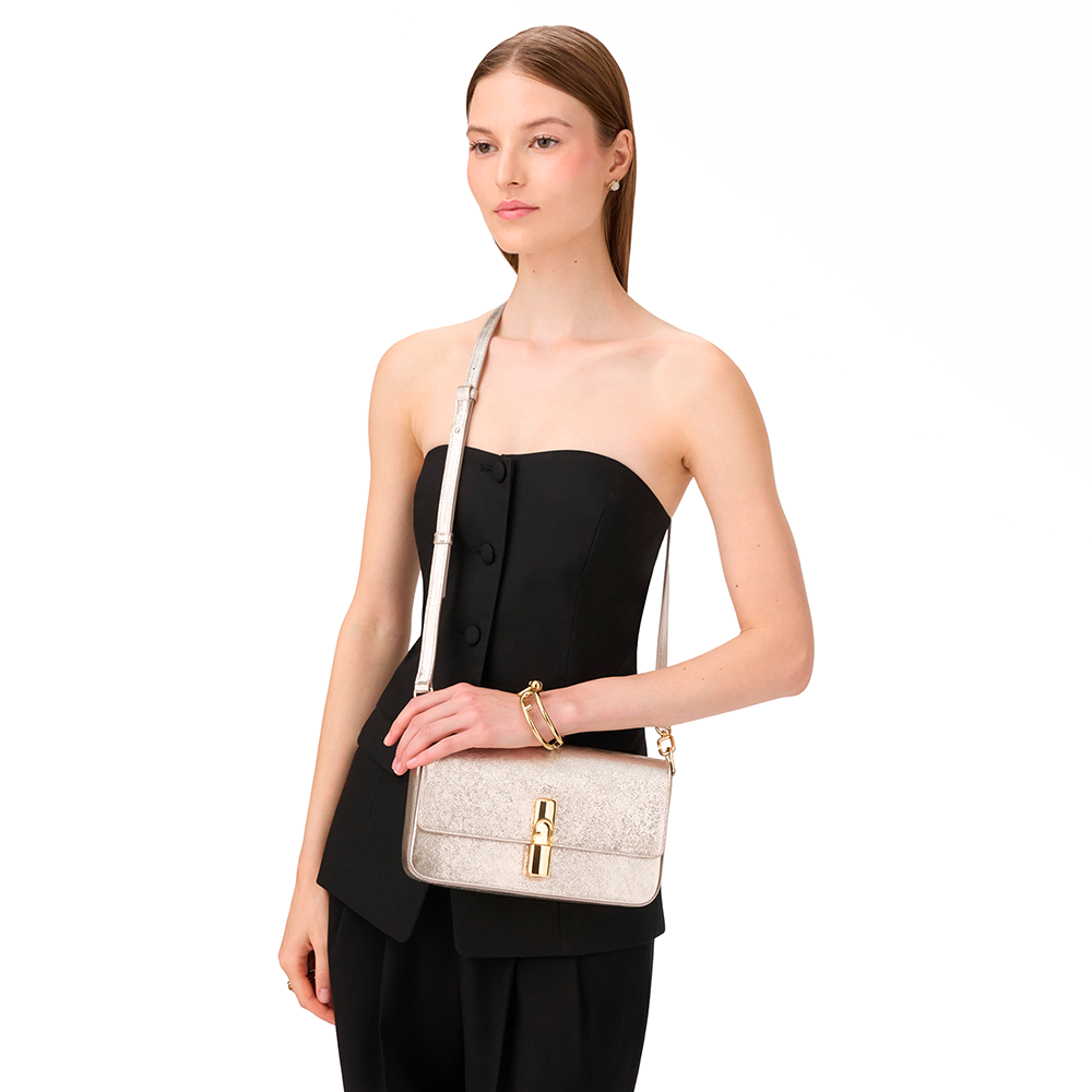 Furla Iride Borsa A Tracolla S Vaniglia - Qshops (Furla)