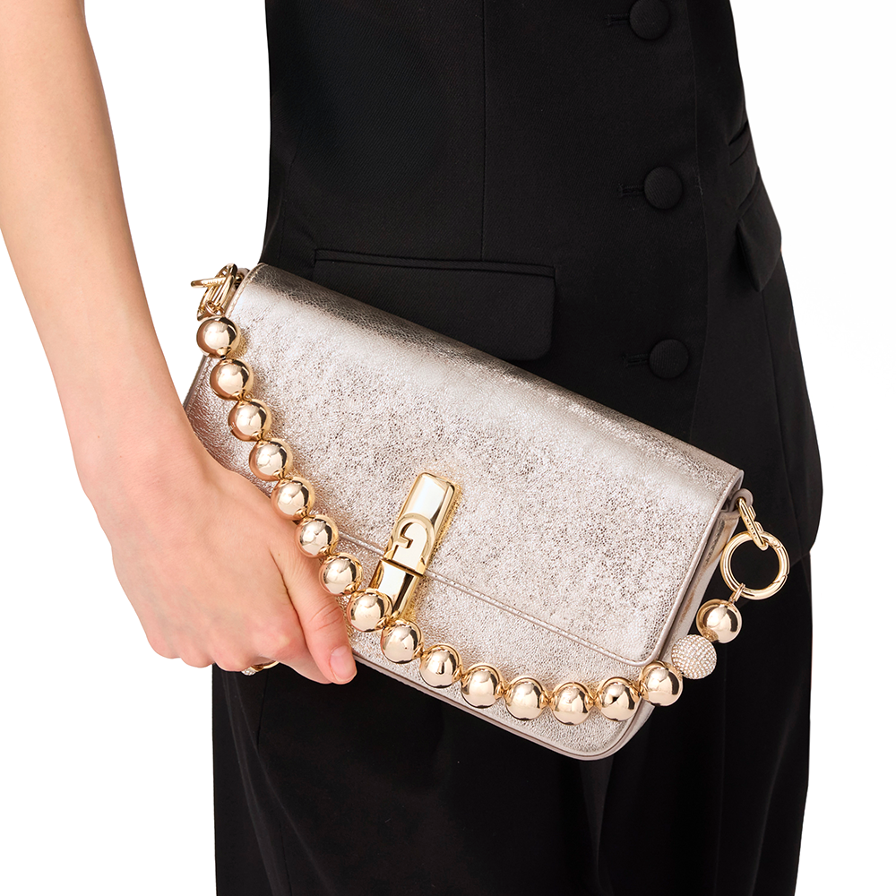 Furla Iride Borsa A Tracolla S Vaniglia - Qshops (Furla)