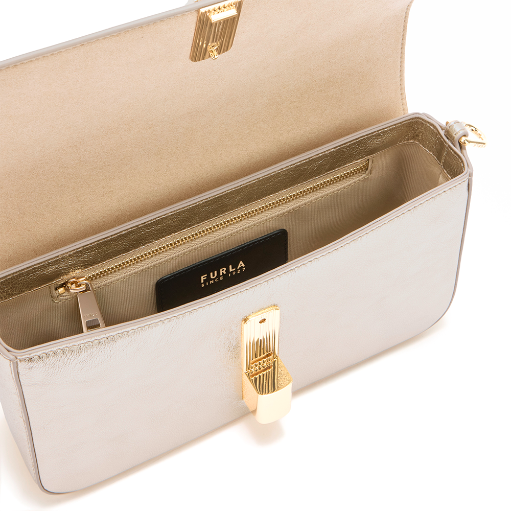 Furla Iride Borsa A Tracolla S Vaniglia - Qshops (Furla)