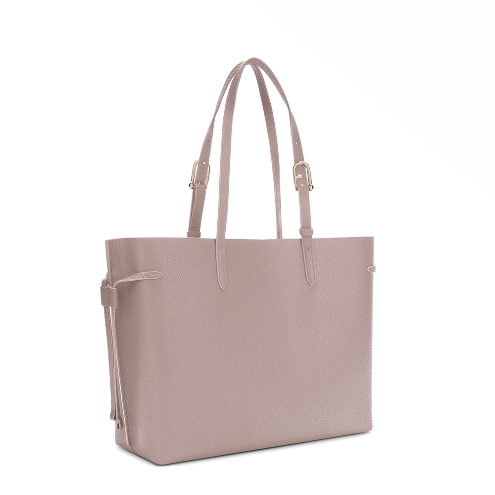 Furla Ava Borsa Shopping L Linen Urban Gray - Qshops (Furla)