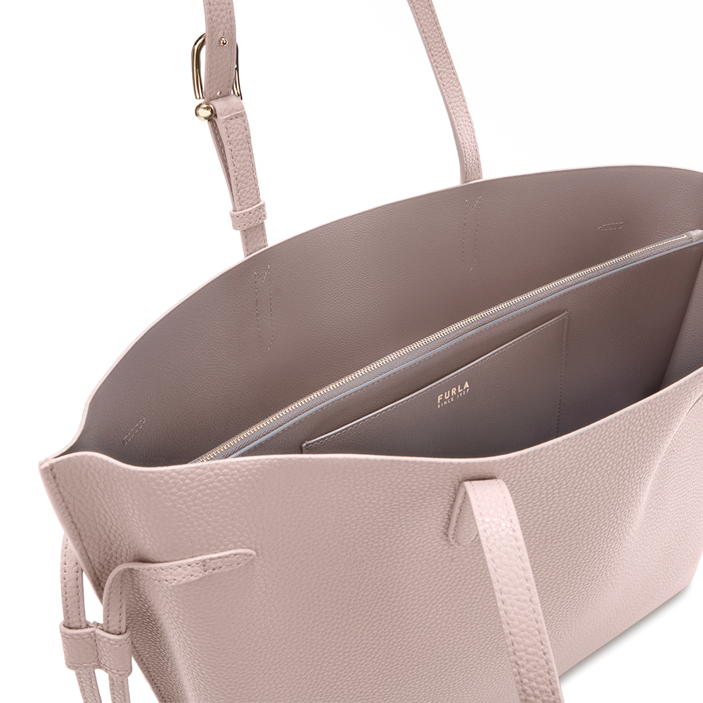 Furla Ava Borsa Shopping L Linen Urban Gray - Qshops (Furla)