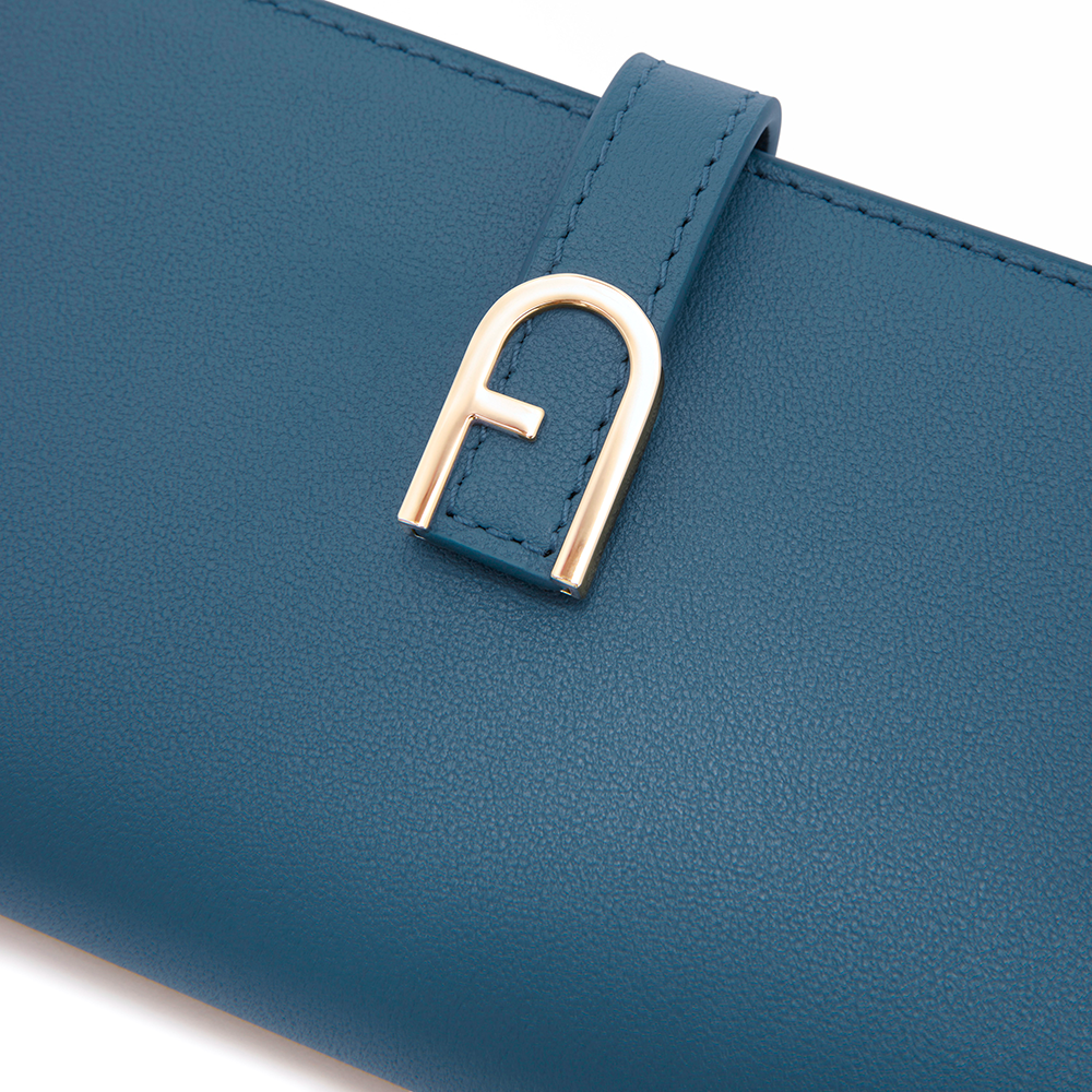 Furla Flow Portafoglio Continental XL Grigio Blu - Qshops (Furla)