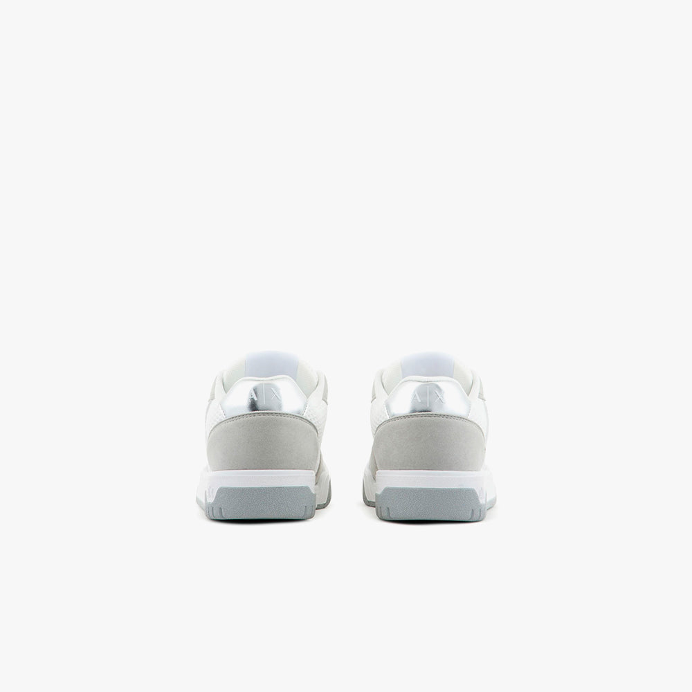 Sneakers bicolor con logo Argento - Qshops (Armani Exchange)