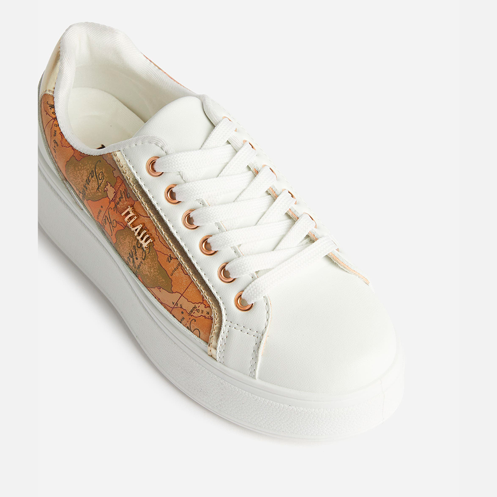 Sneaker in eco nappa con logo 1A Classe Bianche e Geo Classic - Qshops (Alviero Martini 1A Classe)